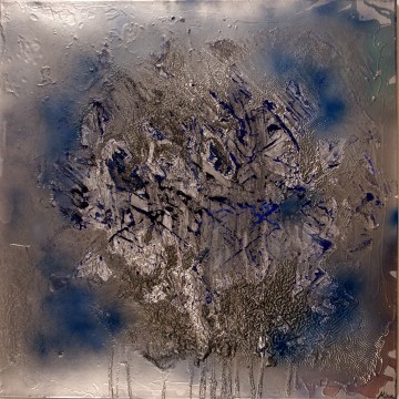 'Blue moon'  76 x 76 cm